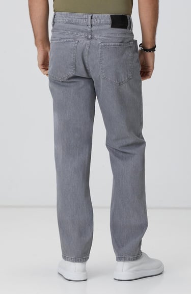  Network Erkek Açık Gri Denim Pantolon