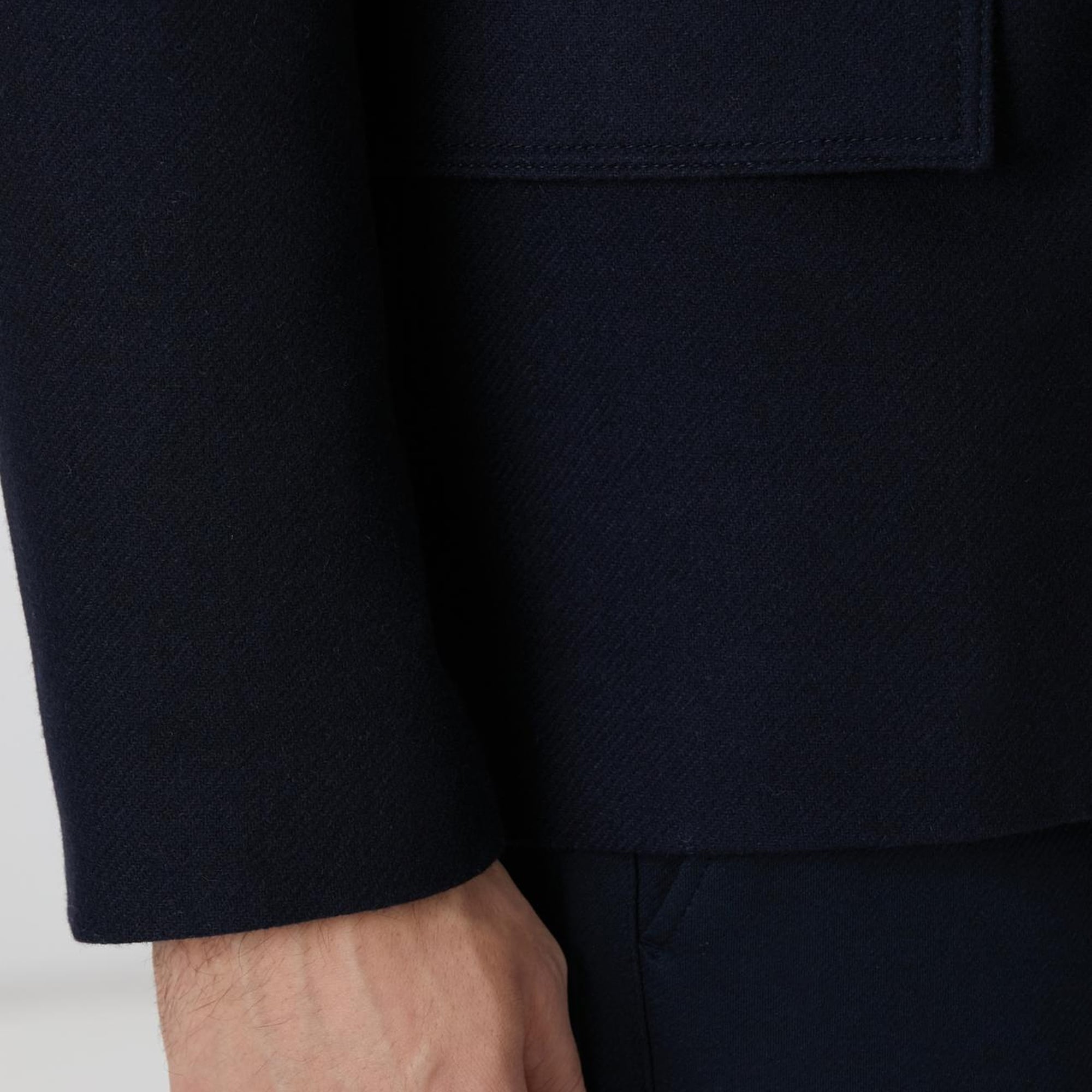 Network Erkek Lacivert Yün Karışımlı Ceket