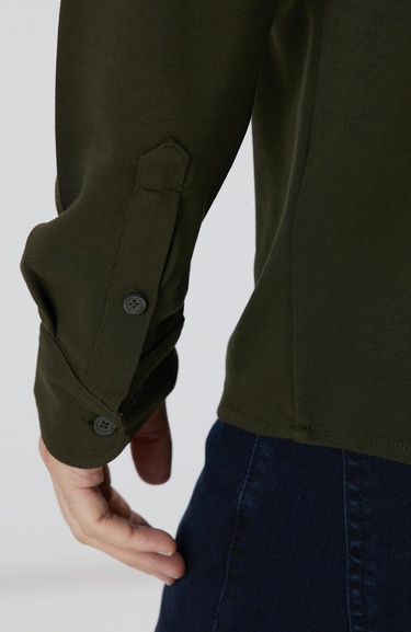  Network Erkek Haki Gömlek