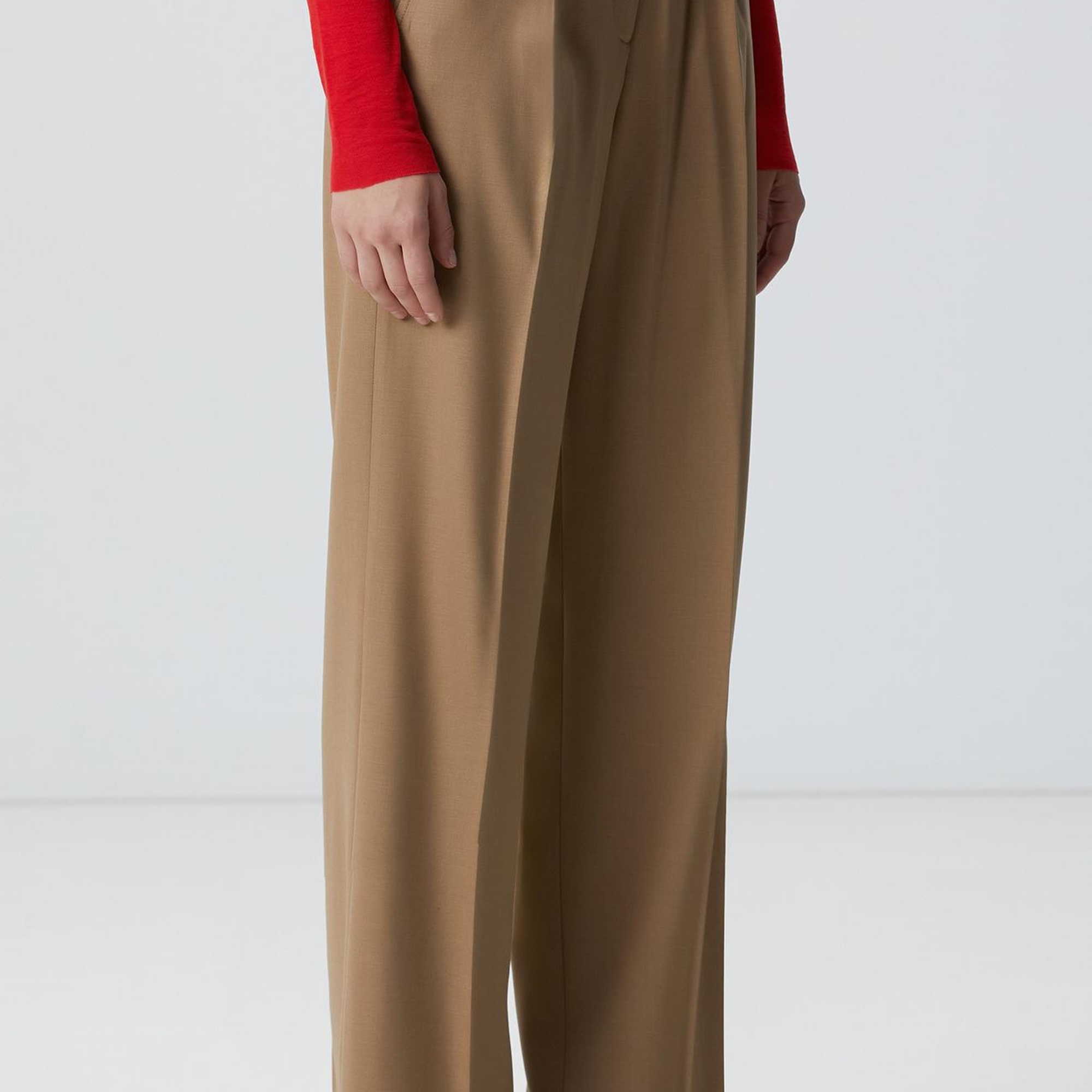 Network Kadın Camel Pantolon