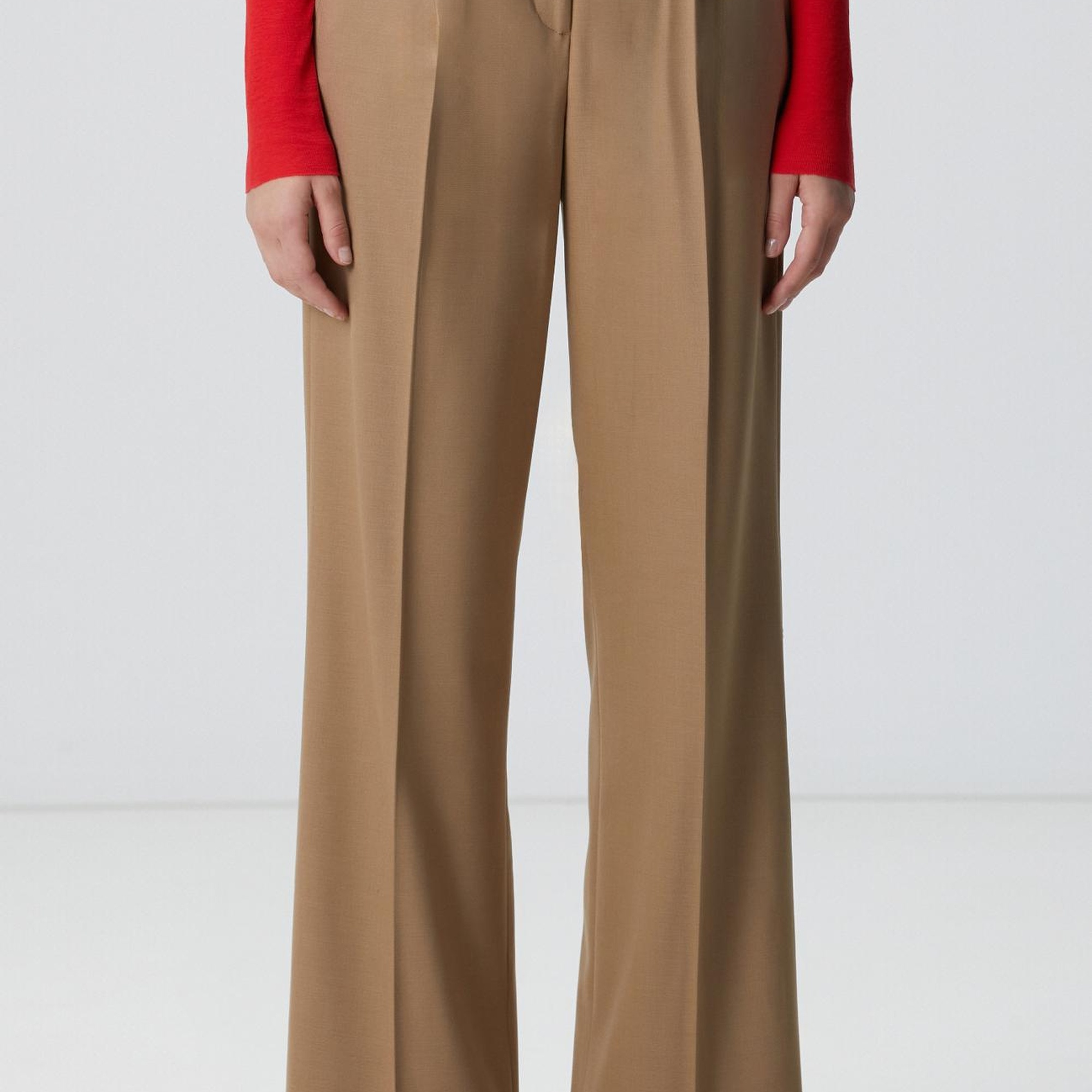 Network Kadın Camel Pantolon