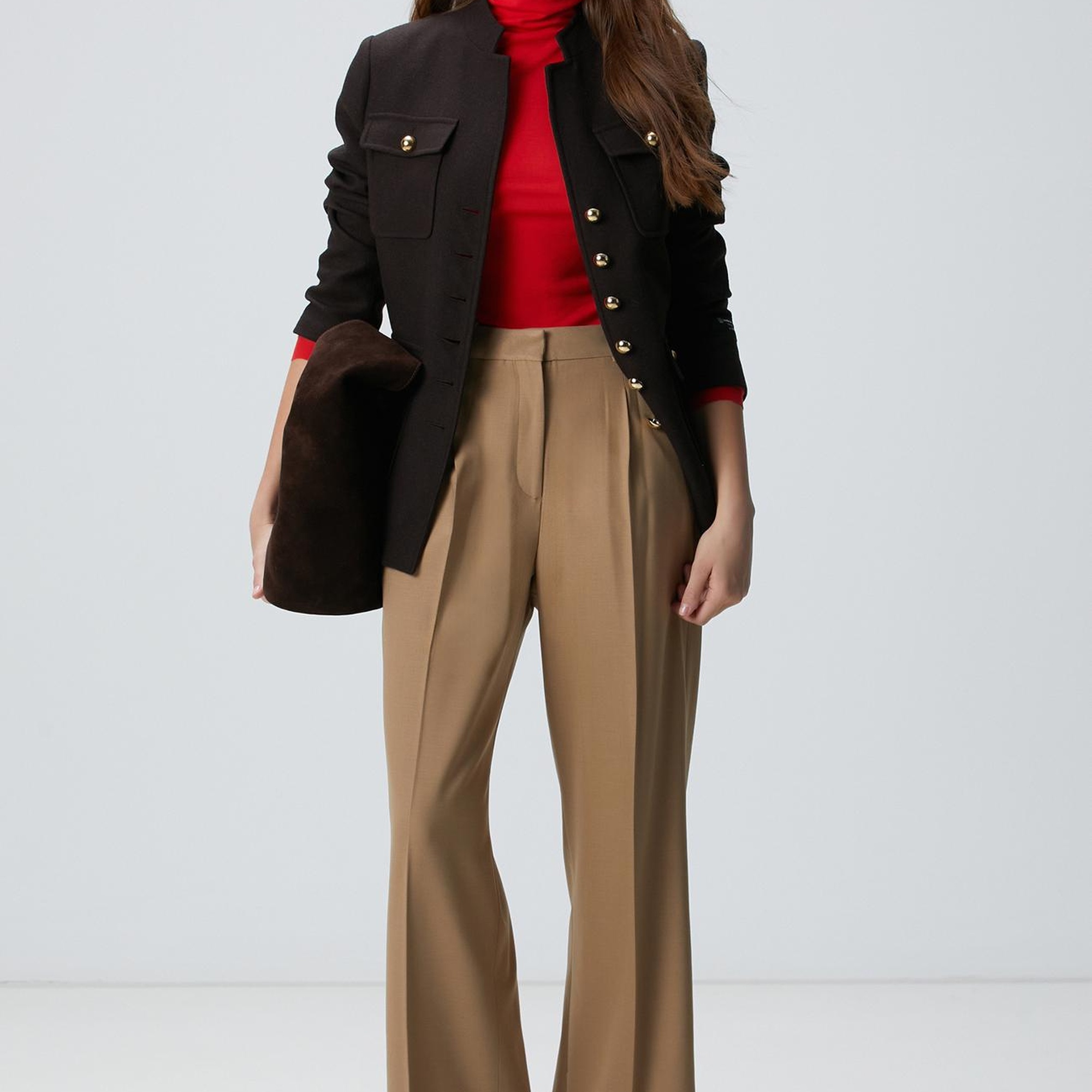 Network Kadın Camel Pantolon