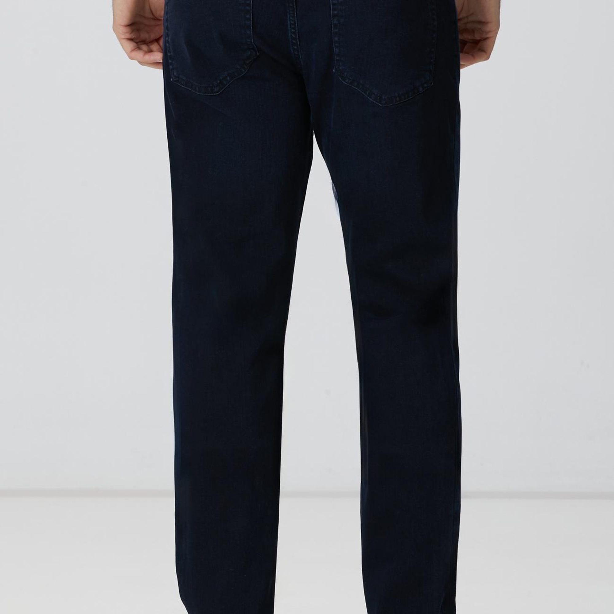 Network Erkek Koyu Lacivert Denim Pantolon