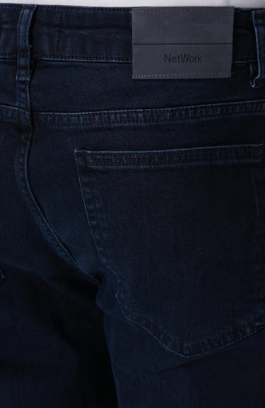  Network Erkek Koyu Lacivert Denim Pantolon