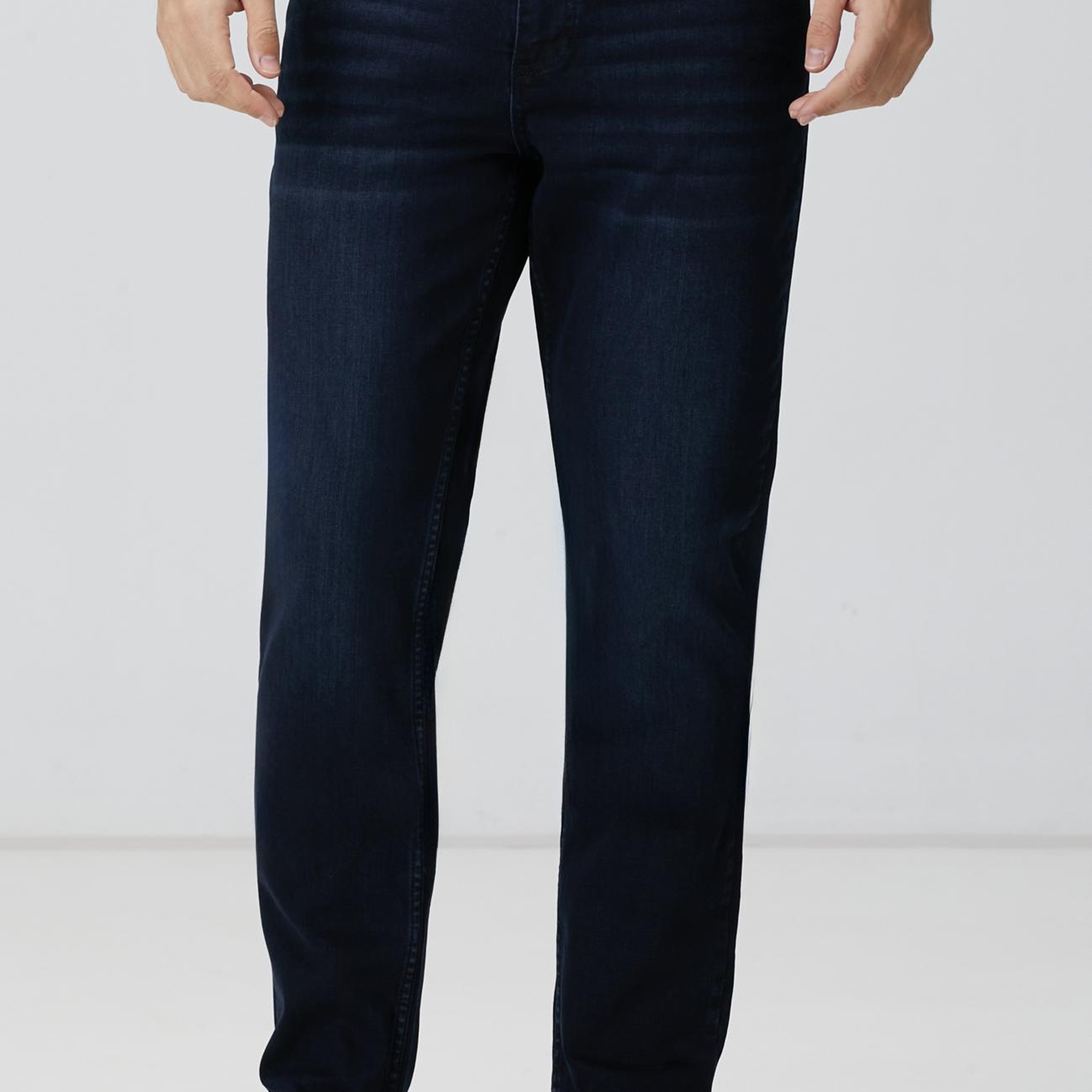 Network Erkek Koyu Lacivert Denim Pantolon