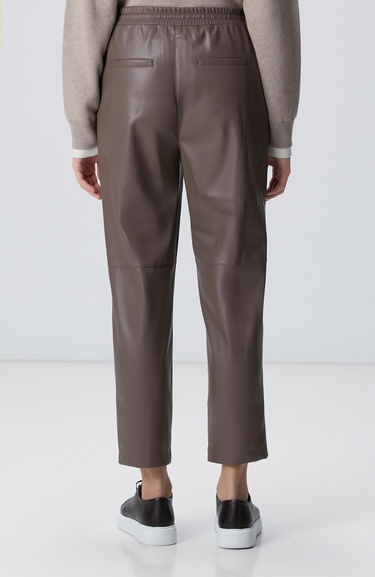  Network Kadın Vizon Vegan Deri Pantolon