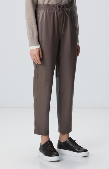  Network Kadın Vizon Vegan Deri Pantolon