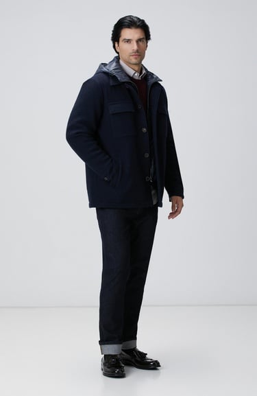  Network Erkek Bordo Çizgi Desenli Gömlek