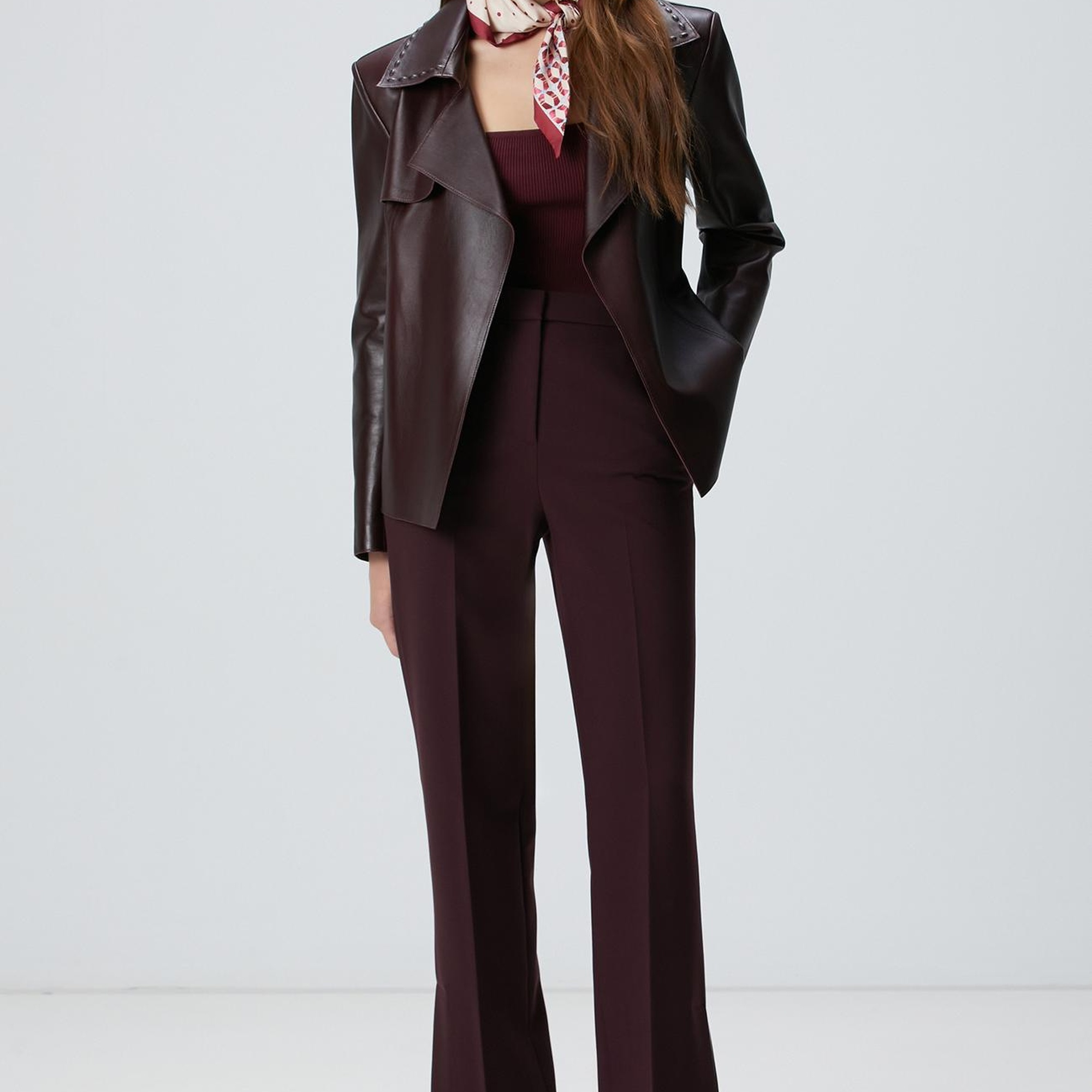 Network Kadın Vişne Pantolon