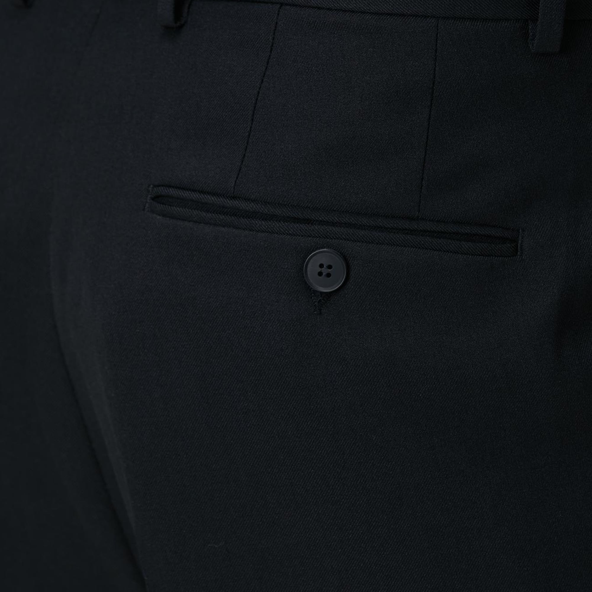 Network Erkek Siyah Jakarlı Comfort Fit Pantolon