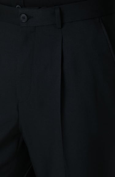  Network Erkek Siyah Jakarlı Comfort Fit Pantolon