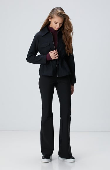  Network Kadın N-Tech Siyah Ceket