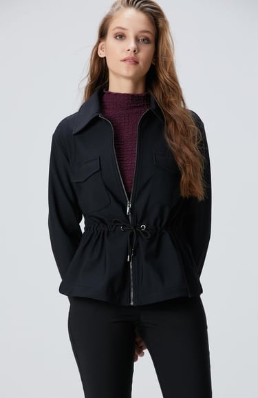  Network Kadın N-Tech Siyah Ceket