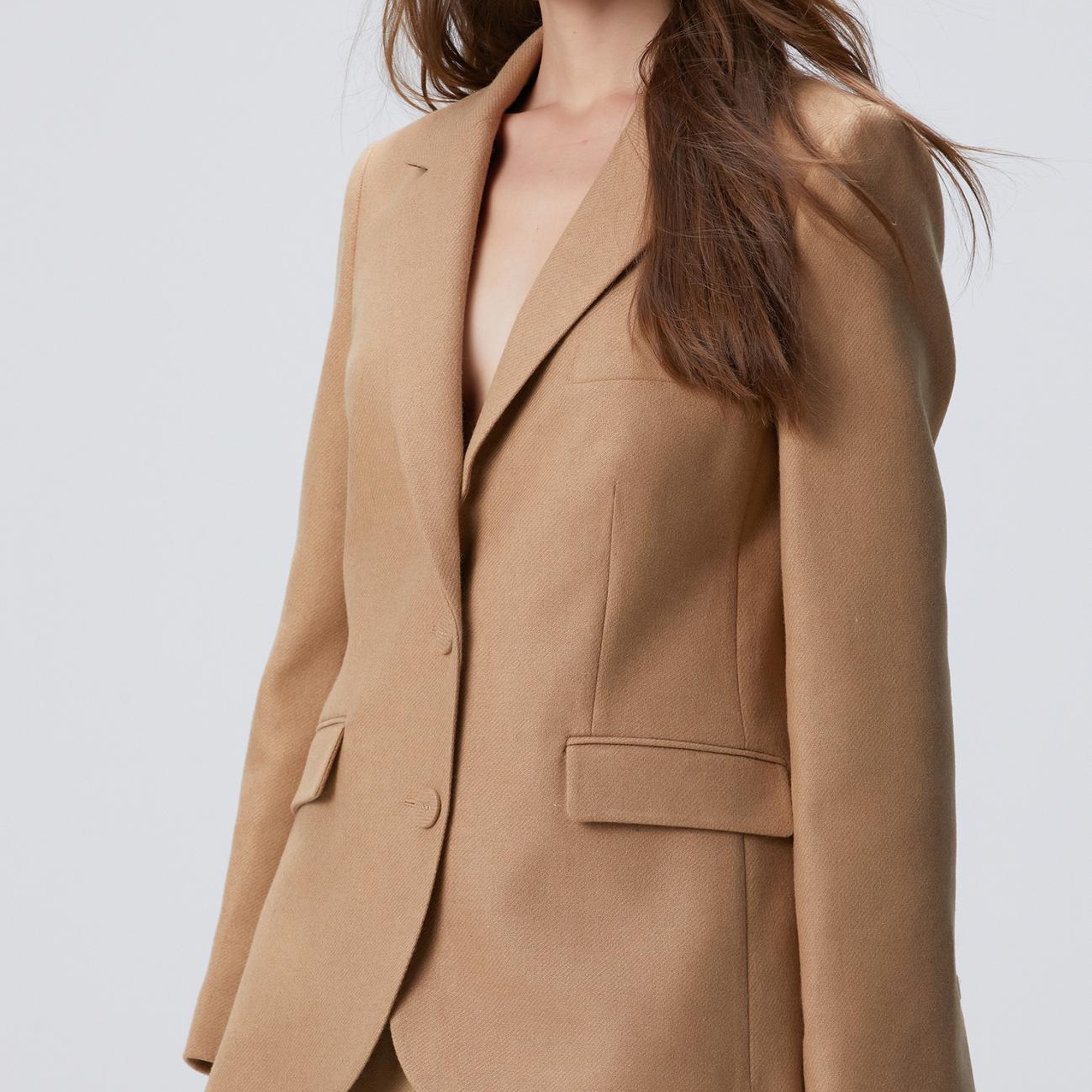 Network Kadın Koyu Bej Ceket