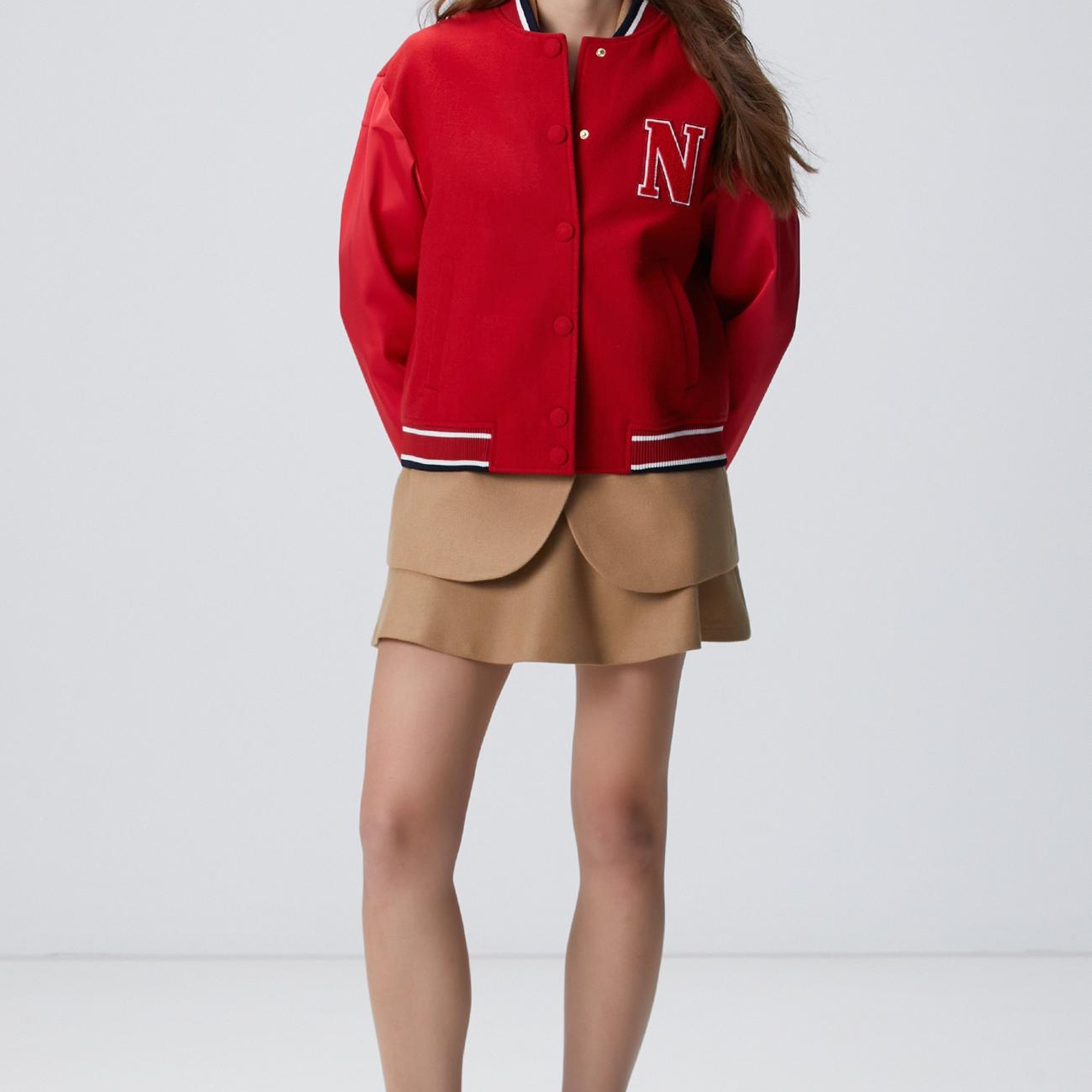 Network Kadın Koyu Bej Ceket