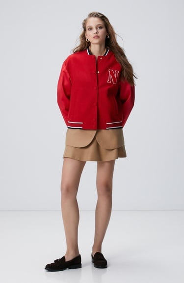  Network Kadın Koyu Bej Ceket