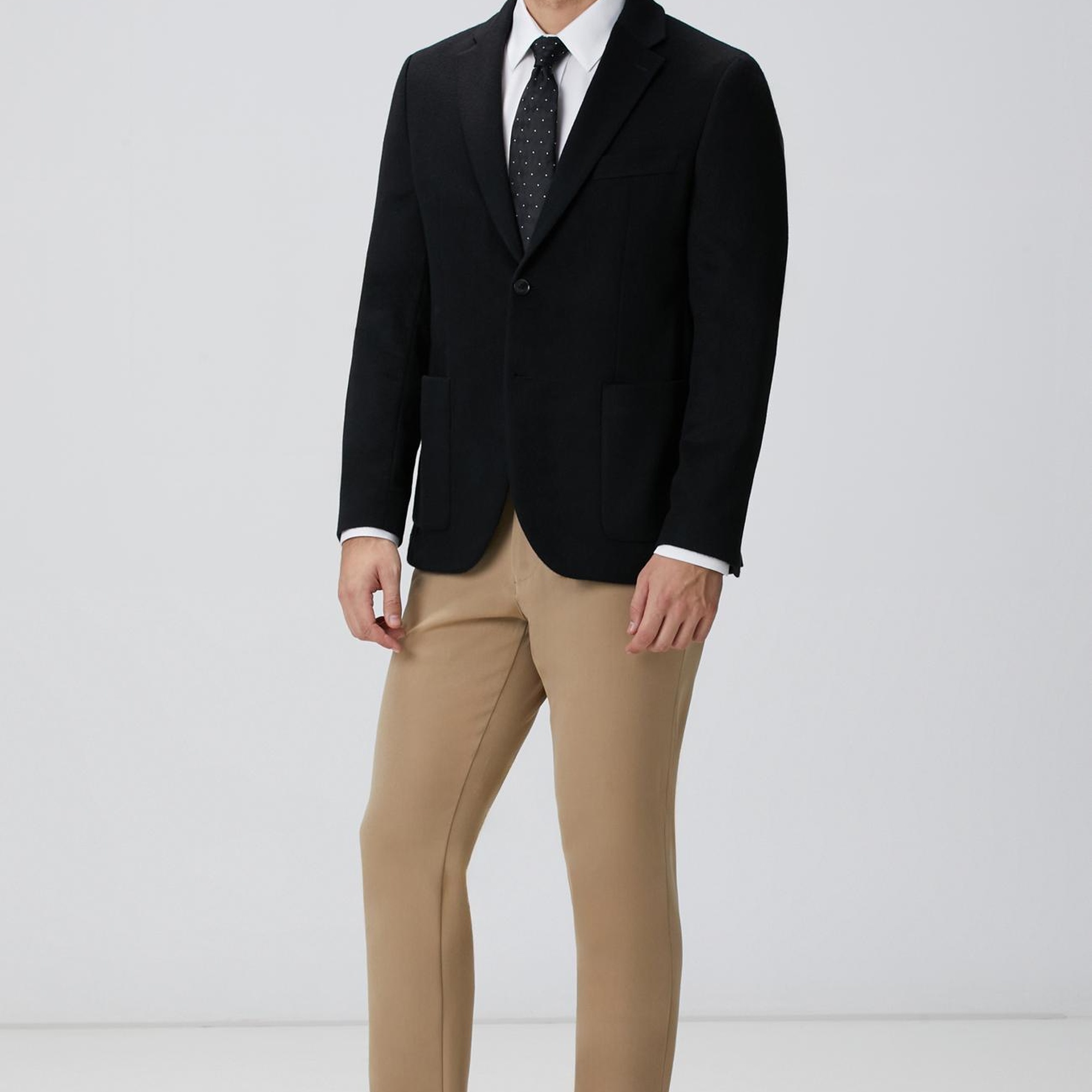 Network Erkek Limited Siyah Kaşmir Ceket