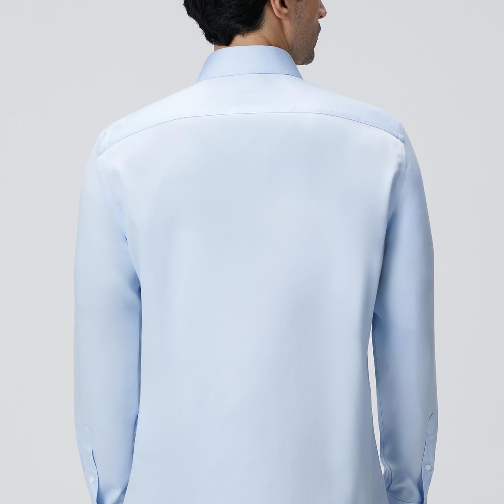 Network Erkek Non-Iron Açık Mavi Gömlek