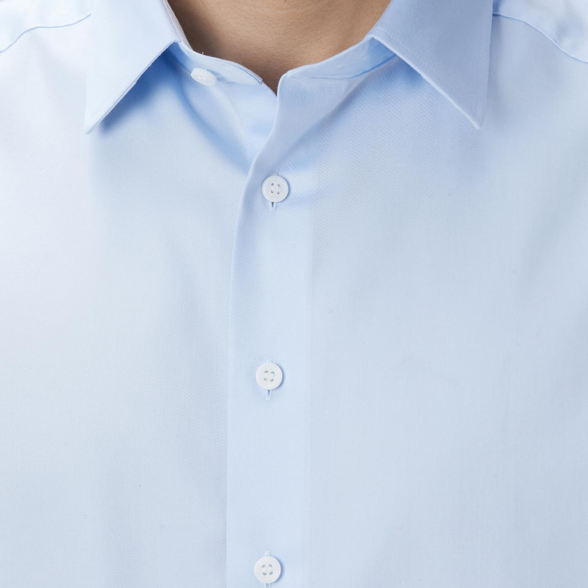 Network Erkek Non-Iron Açık Mavi Gömlek