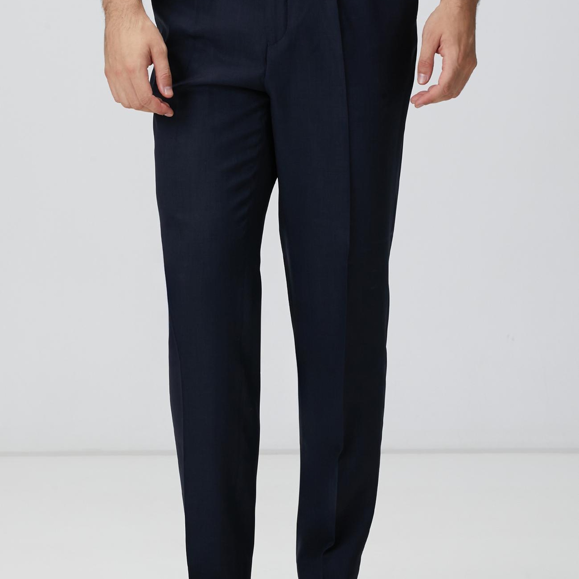 Network Erkek Lacivert Comfort Fit Pantolon