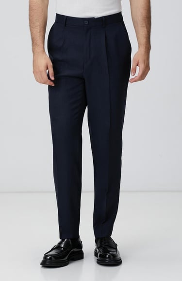  Network Erkek Lacivert Comfort Fit Pantolon