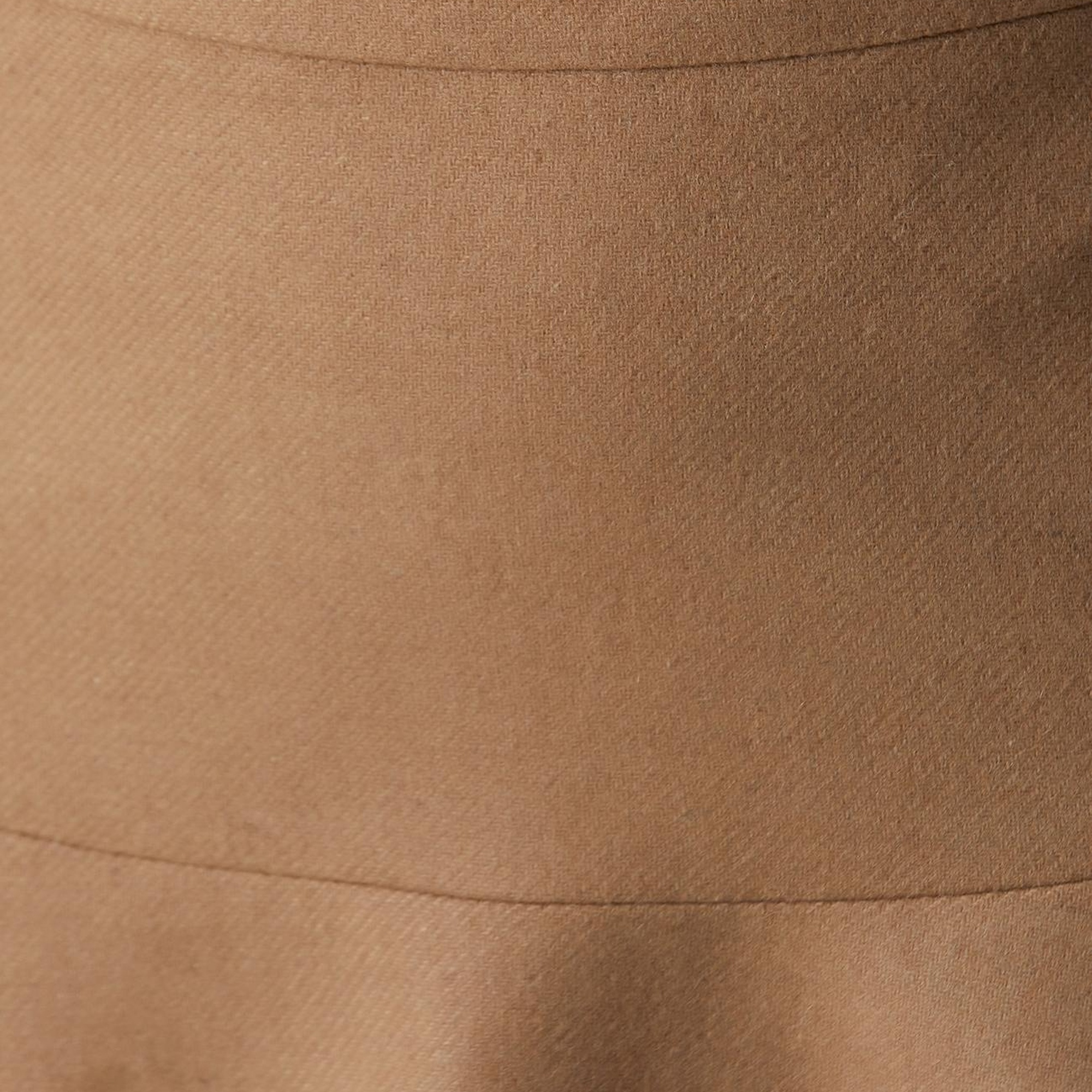 Network Kadın Camel Yün Karışımlı Mini Etek