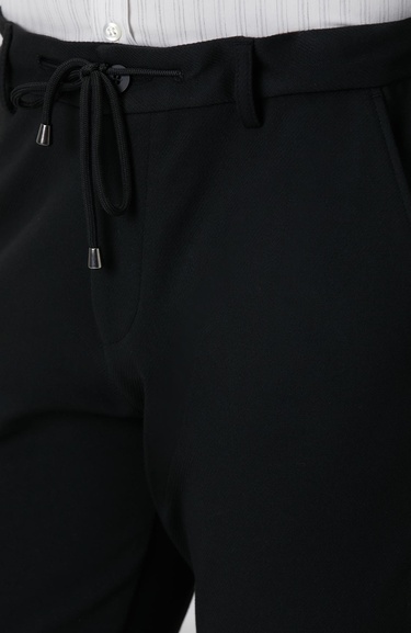  Network Erkek Siyah Örme Pantolon