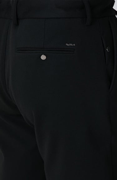  Network Erkek Siyah Örme Pantolon