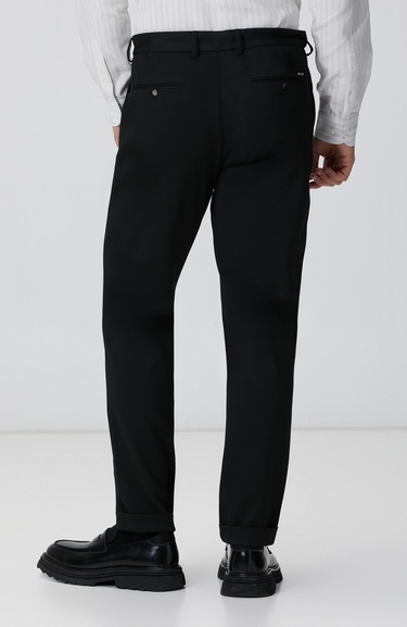  Network Erkek Siyah Örme Pantolon