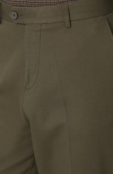  Network Erkek Haki Casual Chino Pantolon