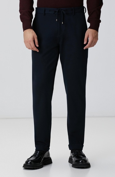  Network Erkek Lacivert Örme Pantolon