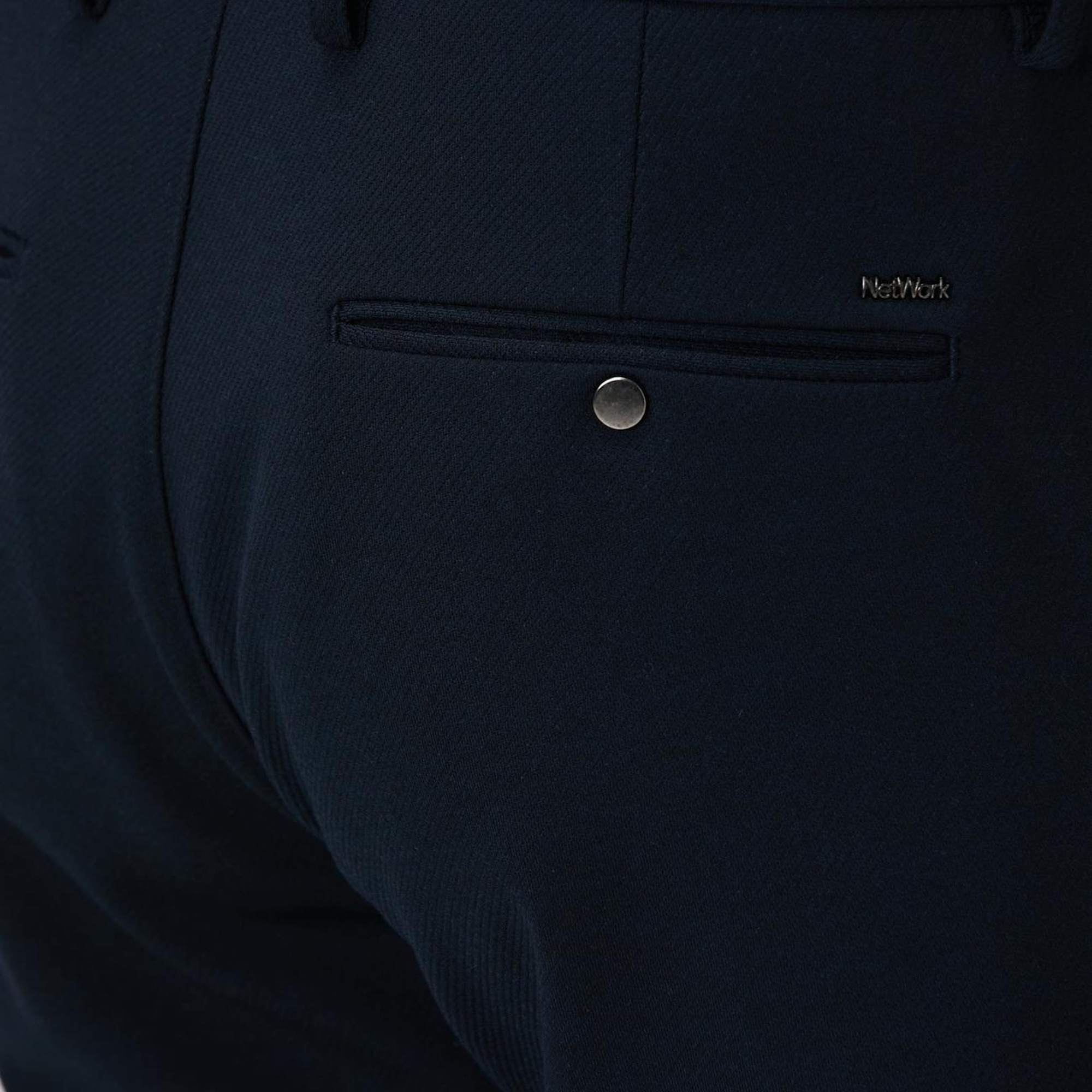 Network Erkek Lacivert Örme Pantolon