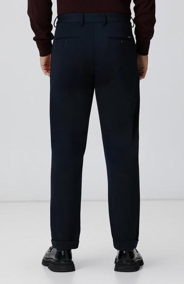  Network Erkek Lacivert Örme Pantolon