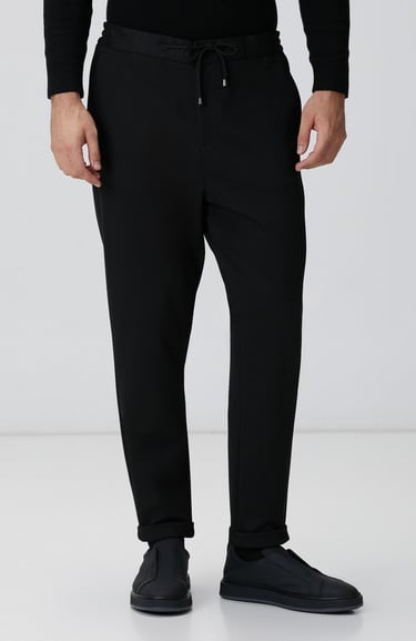  Network Erkek Siyah Comfort Eşofman Altı