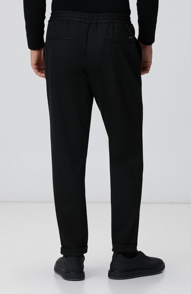  Network Erkek Siyah Comfort Eşofman Altı