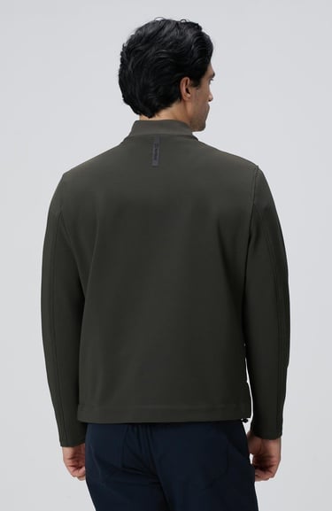  Network Erkek Haki Triko Kollu Mont