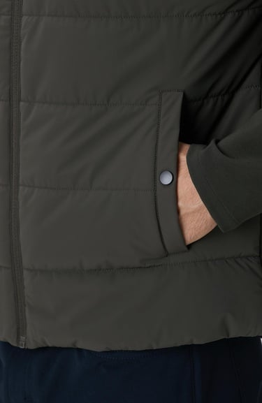  Network Erkek Haki Triko Kollu Mont