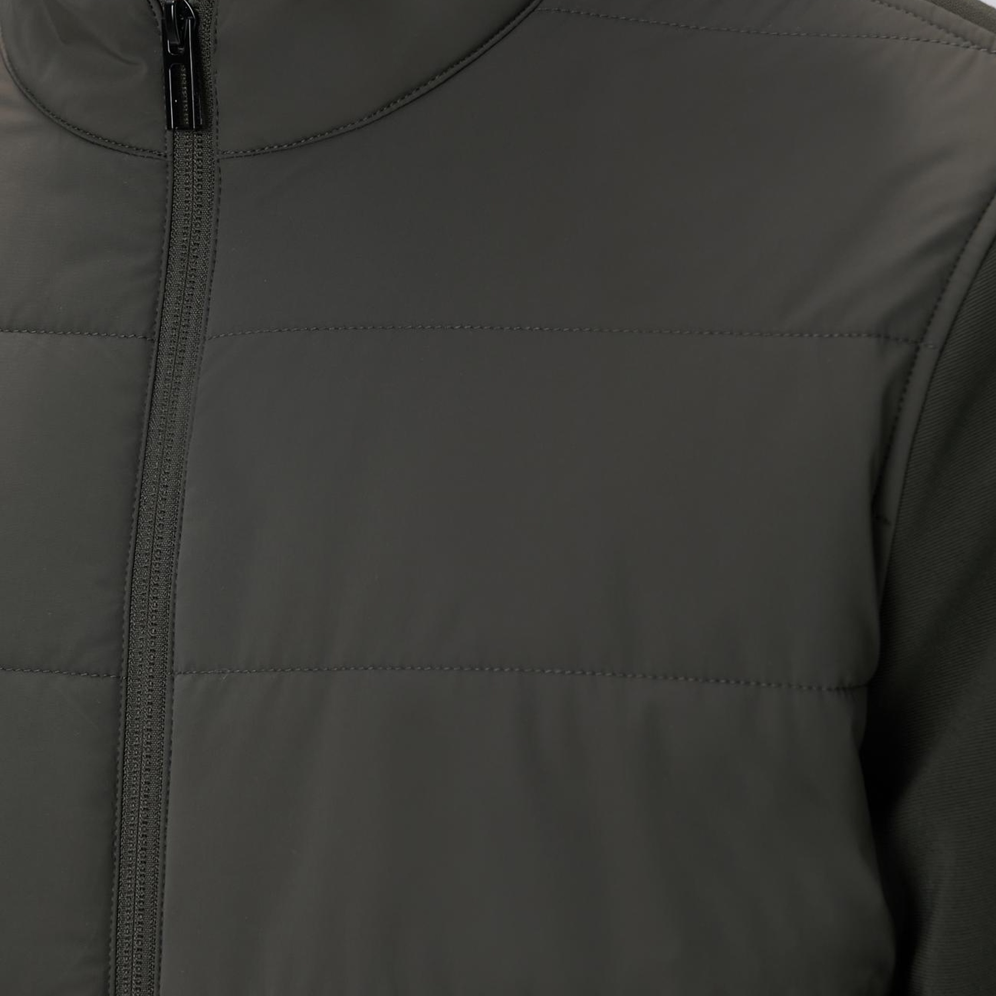 Network Erkek Haki Triko Kollu Mont