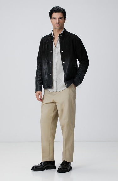  Network Erkek Bej Casual Chino Pantolon