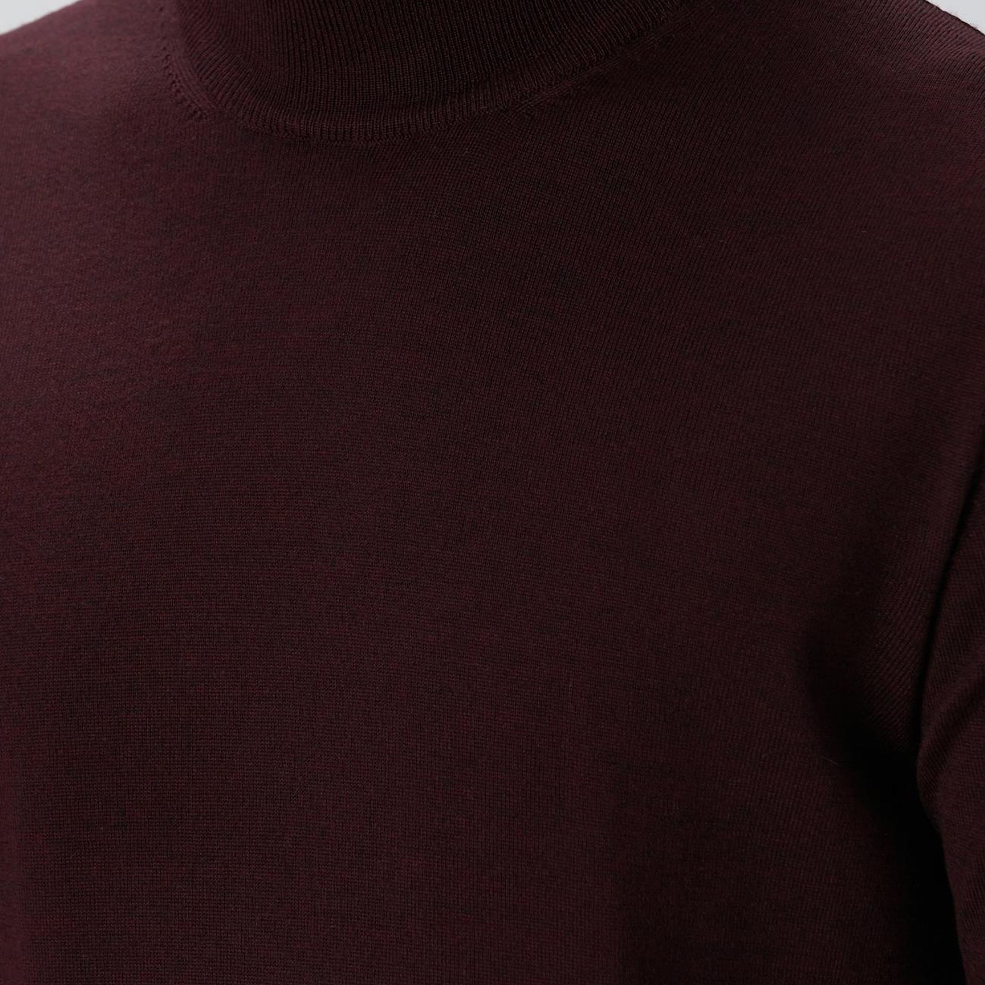 Network Erkek Bordo Yün Karışımlı Kazak