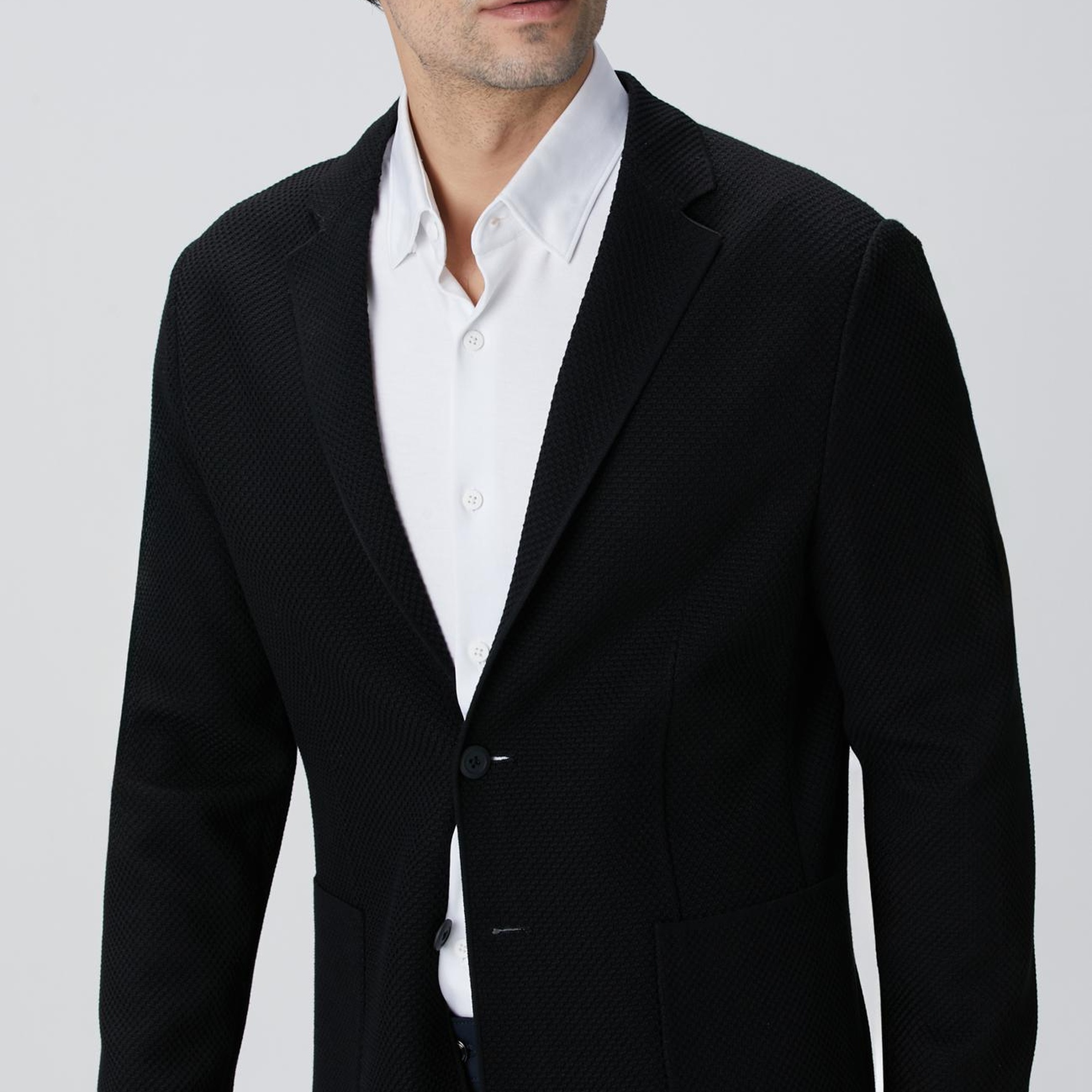 Network Erkek N-Tech Siyah Triko Ceket