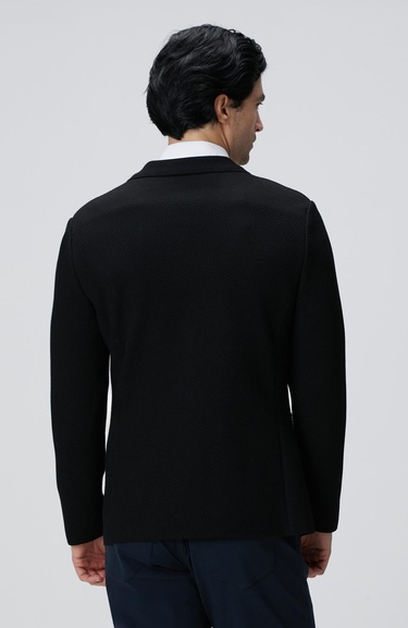  Network Erkek N-Tech Siyah Triko Ceket