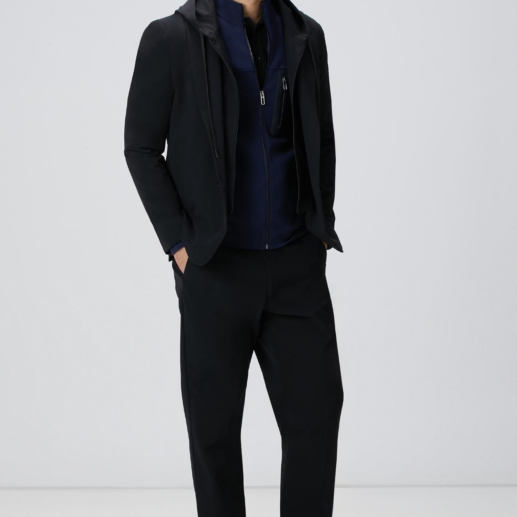 Network Erkek Siyah Triko Kazak