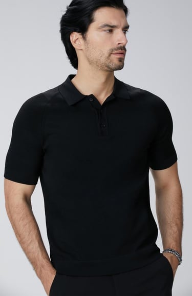  Network Erkek Siyah Triko Kazak