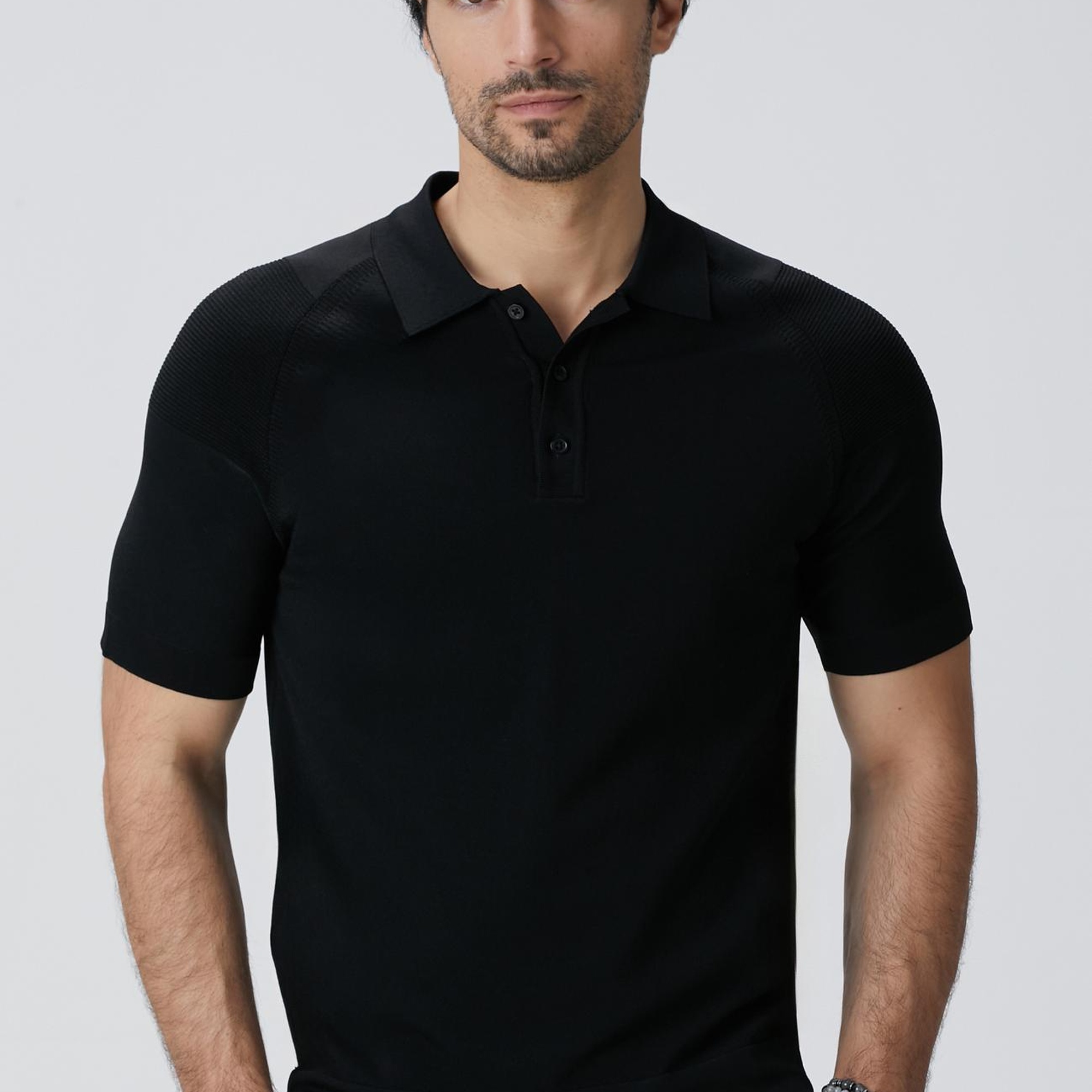 Network Erkek Siyah Triko Kazak