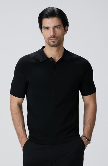  Network Erkek Siyah Triko Kazak