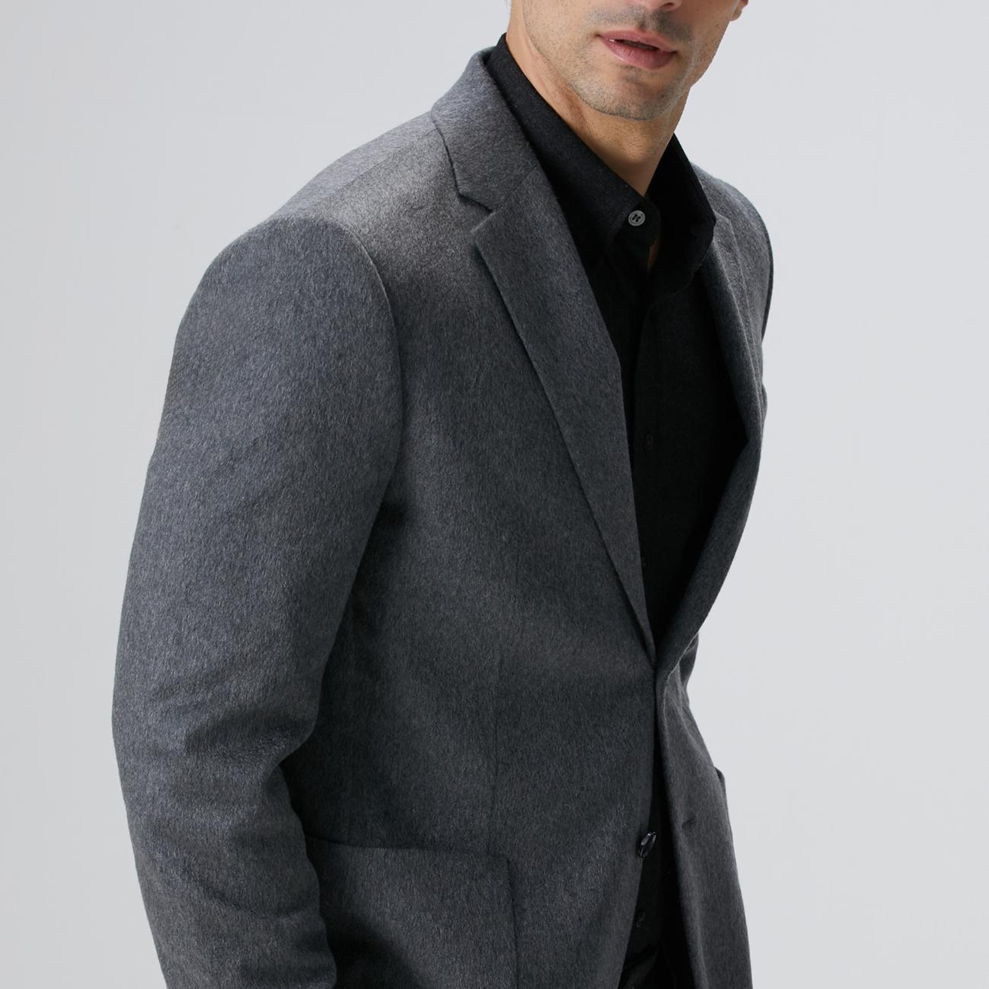 Network Erkek Limited Antrasit Kaşmir Ceket