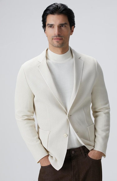  Network Erkek N-Tech Taş Triko Ceket