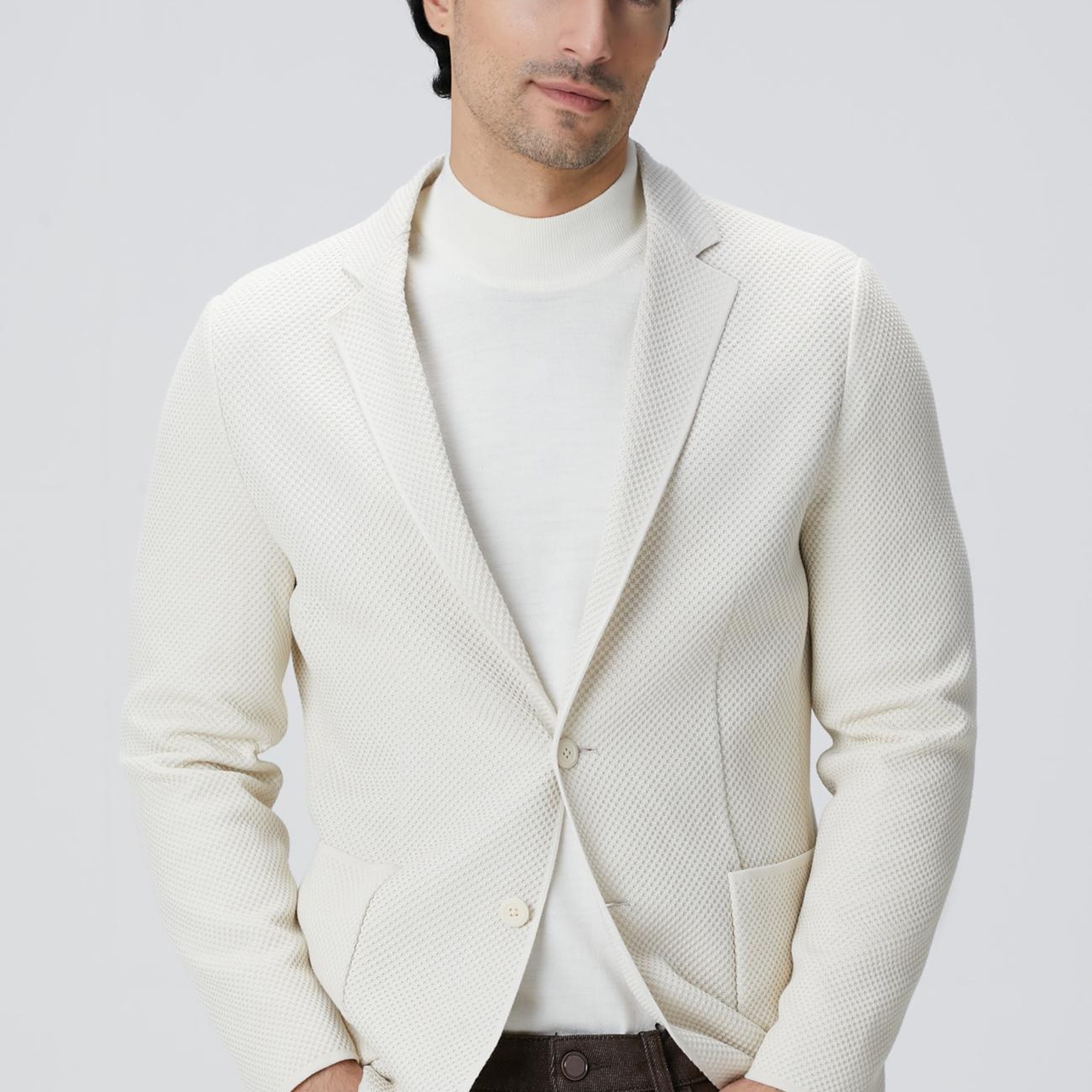 Network Erkek N-Tech Taş Triko Ceket