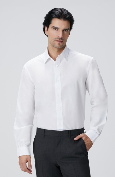  Network Erkek Ekru Çizgili Gömlek